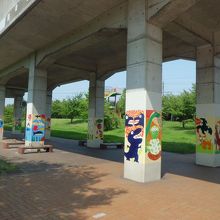 ペイントされた高架橋