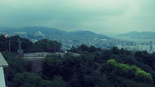 長崎の市街を一望