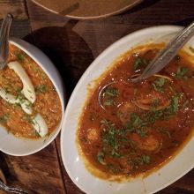 辛いマーク３本のカレー