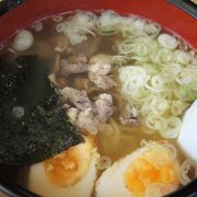 新庄のＢ級グルメの鳥もつラーメン