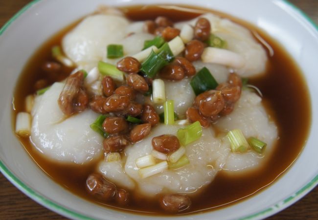 いただいたのは、納豆餅