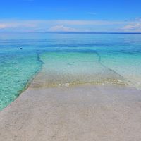 目の前はこんな綺麗な海！