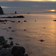 運が良ければ海に沈む夕日も目の前