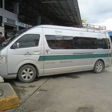 グリーンバスのメーサイ行きバン、明日は利用します