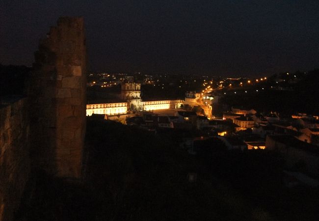 石の残骸的なアルコバサ城の跡