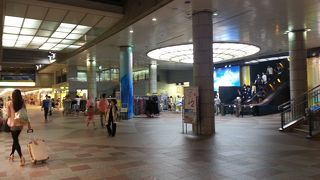 雨の日に強い地下街