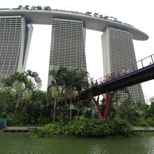 ドラゴンブリッジとマリーナベイサンズ