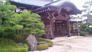 連坊にある新しい日蓮宗のお寺