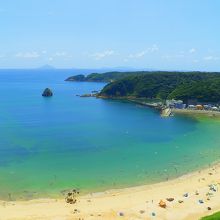 2013年8月18日の外浦海岸