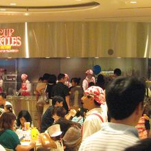 メインイベントのカップヌードルつくりはこちら