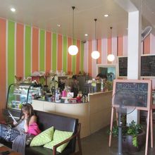 店内の調理カウンター