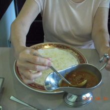 ビーフカレーも美味