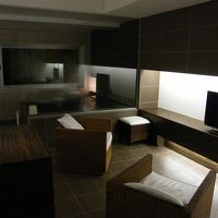 家族風呂　ソファーとテレビまでありました（笑