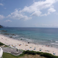 お部屋からの白浜中央海岸