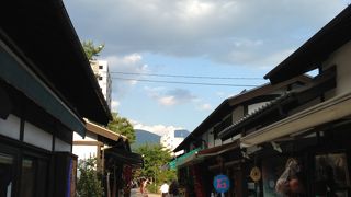 昔の街並みが再現された通り!!