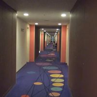 客室に向かう通路