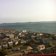 崖観音から見た館山湾方面