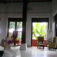 ロビー。開放的です