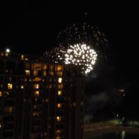 おとなりのヒルトンから上がる花火も満喫☆