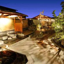 露天風呂のつぼ湯から見た風景　※写真お借りします