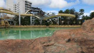 プールのジャングル！！