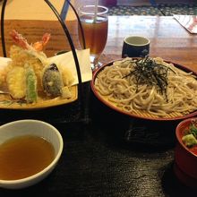 えび天ざるそば
