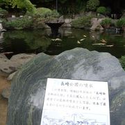 諏訪神社の隣　閑静な公園