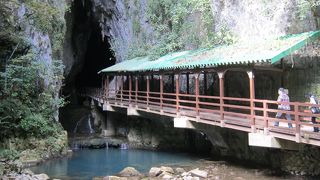 入り口から風情があります