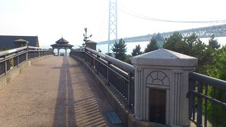 明石海峡大橋の袂