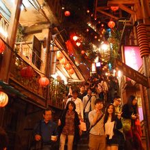 幻想的な夜の九份