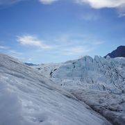 実際歩いていけるアラスカ最大の氷河！