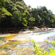 静かな温泉街