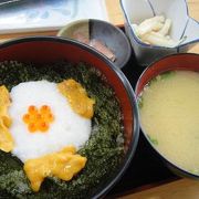 新鮮な海ぶどうが食べられます