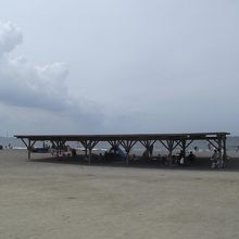 日除け場所もあります