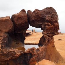 こんな奇岩もありました