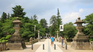 米沢観光の中心