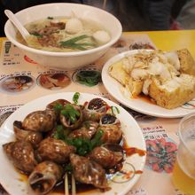 臭豆腐は美味しかったです。