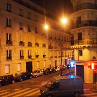 お部屋から見た夜の風景