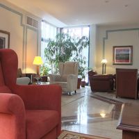 ロビーがオレンジで統一されていて素敵でした