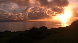 夕日が綺麗です！