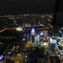 台北の街がみえます