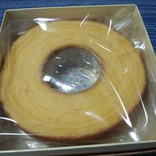 バームクーヘンです。