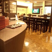 割とゆったり目で　ゆっくりできます