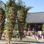 嵯峨大念仏狂言。京の伝統文化、見ごたえあり。