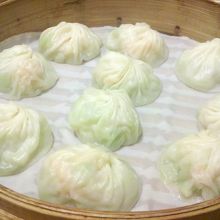 あっさりしているヘチマエビ小籠包！好き！