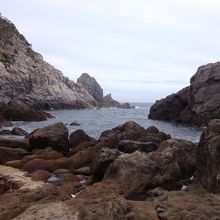 こんな景色の中に温泉がある。