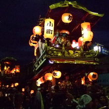 19：55　小町　（しゃぎり屋台）