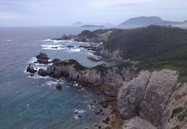 伊豆諸島が見渡せる絶景の展望台。