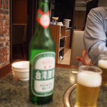 ビールは台湾ビールです