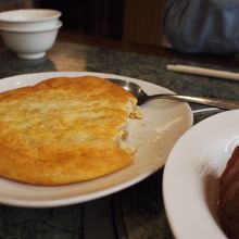 千切り大根のオムレツ